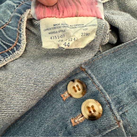 Vintage Denim Skirt by balaban Size 44 Made in Canada - Picture 4 of 8